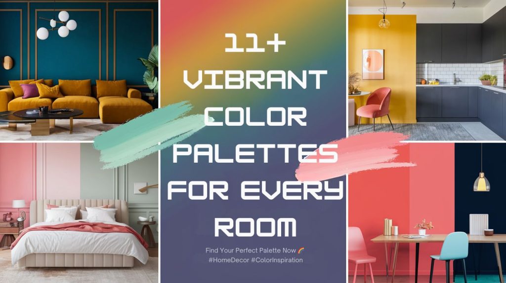 11+ Vibrant Color Palettes to Transform Every Room