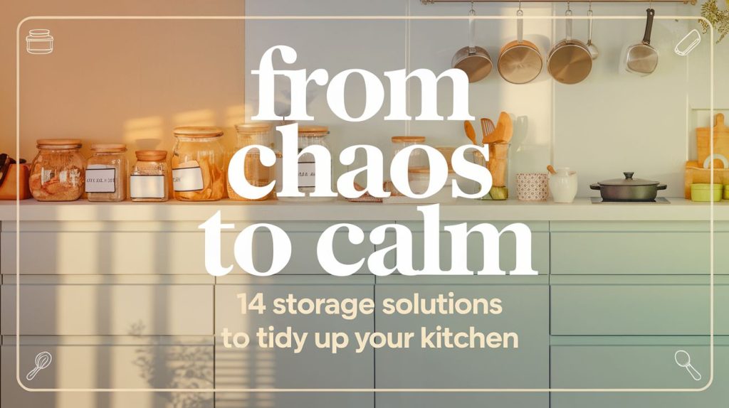 From Chaos to Calm: 14 Storage Solutions to Tidy Up Your Kitchen