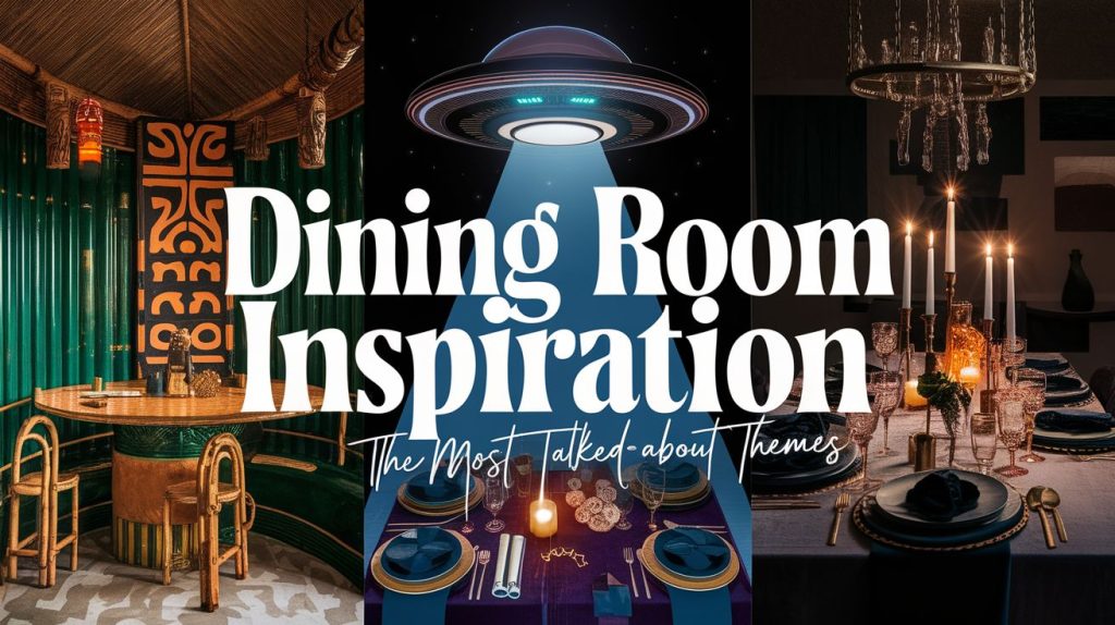 21 Bonkers Dining Room Themes People Will Talk About for Weeks