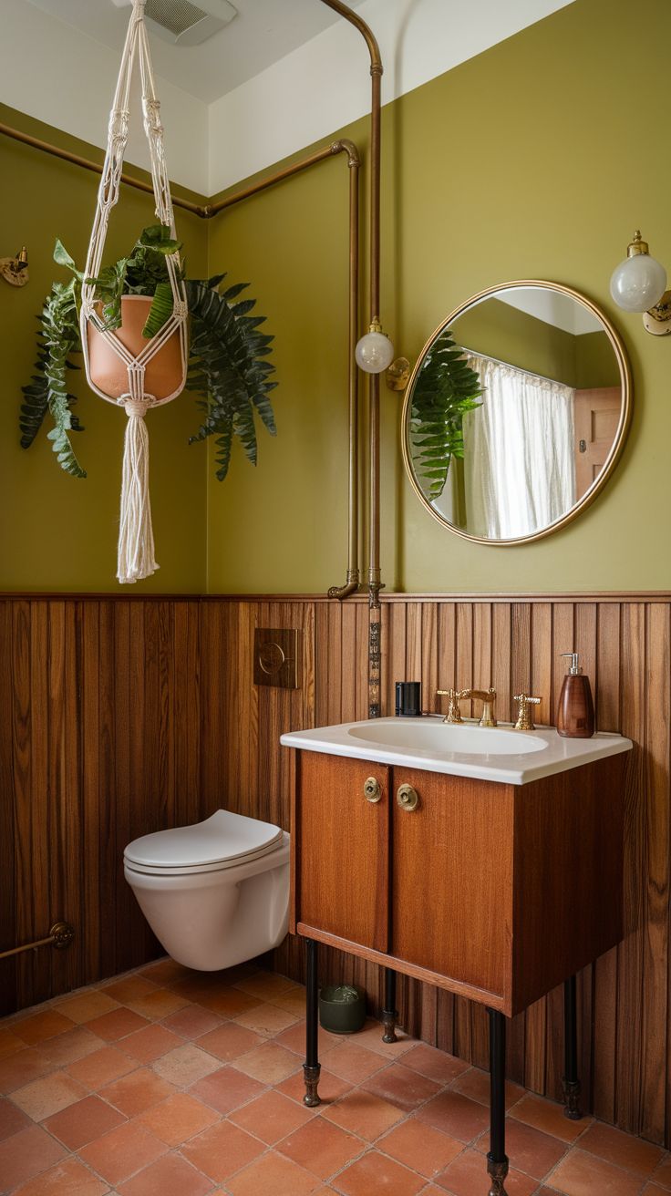 Baie Vintage, Baby! 7 Classic Green Bathroom Looks That’ll Transport