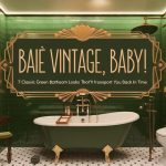 Ready to give your small bathroom interior a timeless makeover? Explore 7 stunning green bathroom styles that mix baie vintage elegance with modern design.