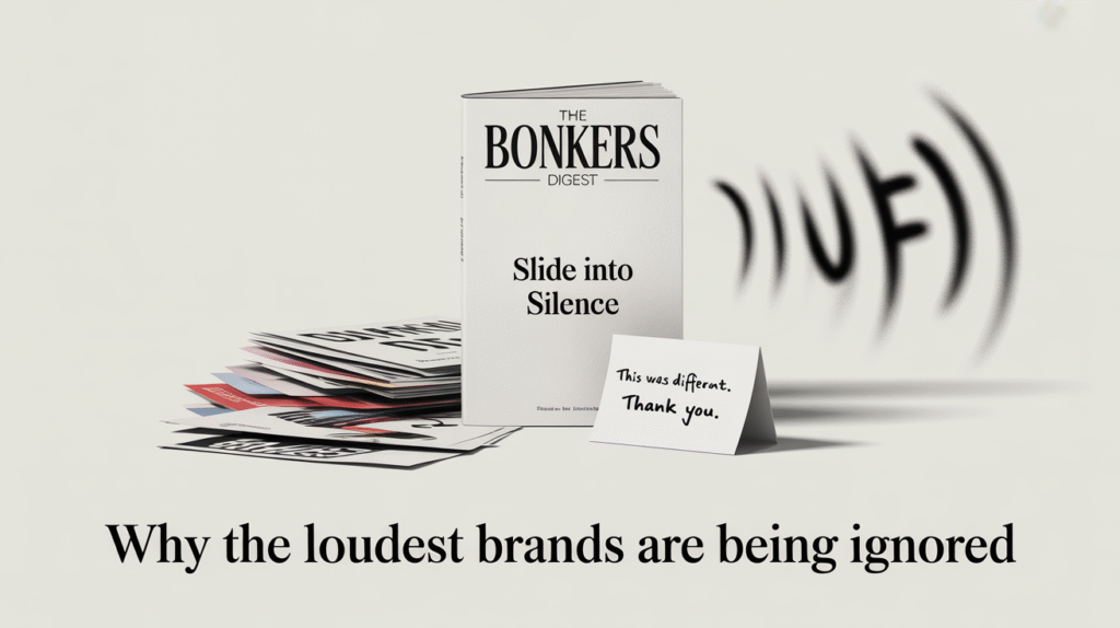 Slide into Silence: Why the Loudest Brands Are Being Ignored (And What to Do Instead)