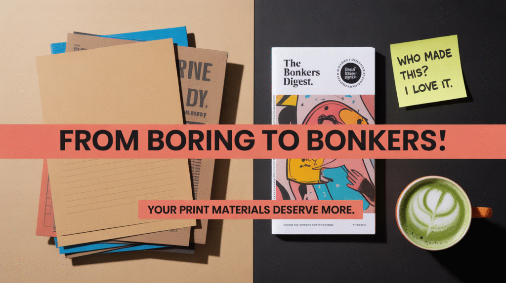 From Boring to Bonkers: Rethinking Print Marketing Materials