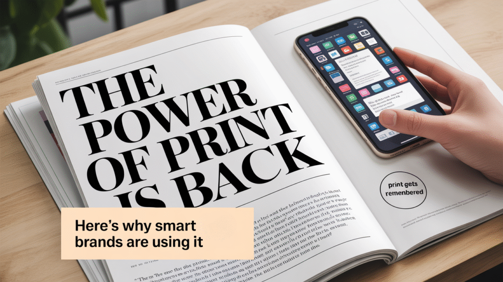 The Power of Print Advertising: Why It’s Making a Comeback