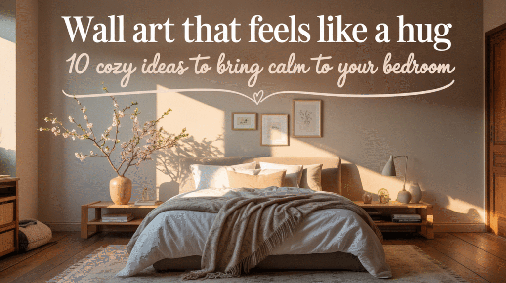 10 Bedroom Wall Art Ideas That Feel Like a Hug
