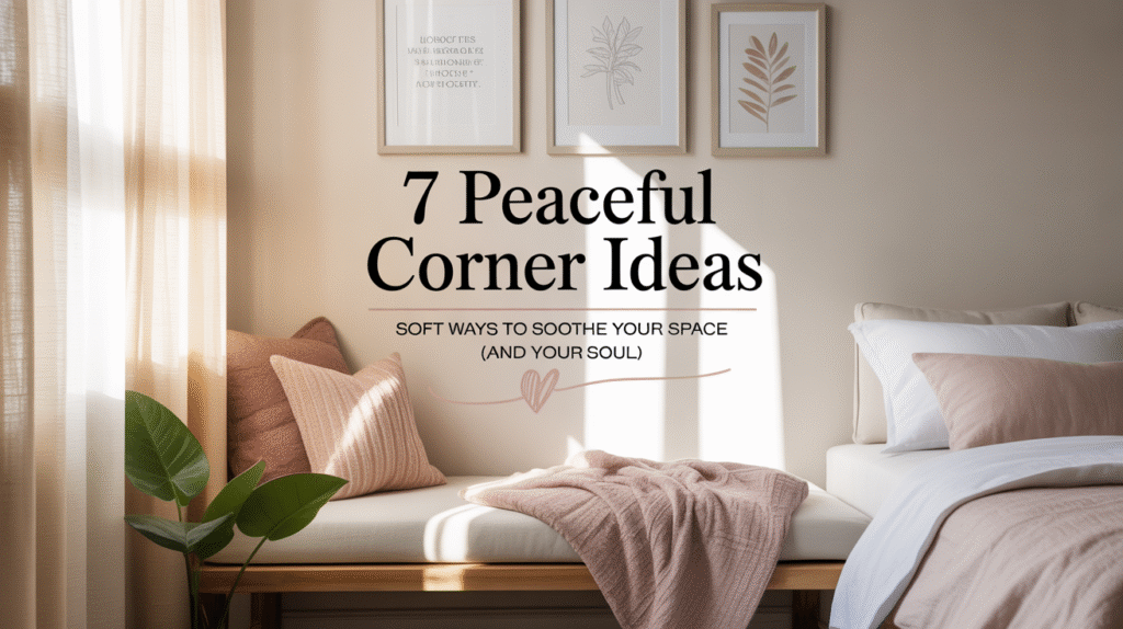 7 Peaceful Corner Ideas to Soothe Your Soul (and Your Space)