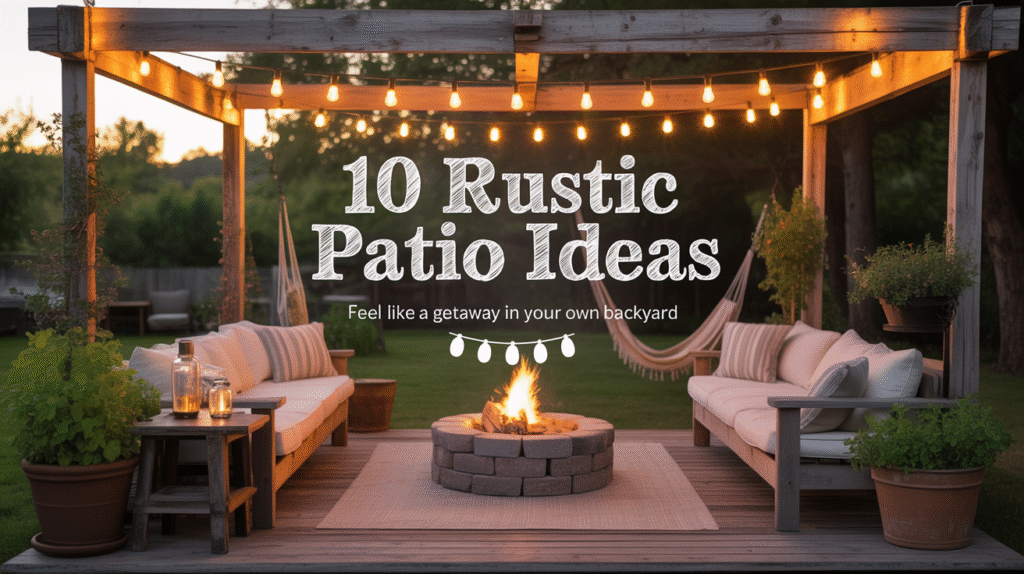 10 Rustic Patio Ideas That Feel Like a Getaway