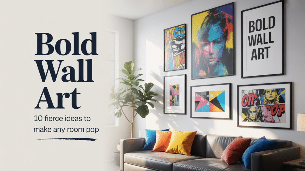 10 Bold Wall Art Ideas That Instantly Energize a Room